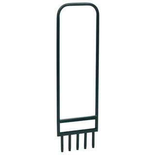 Aerator do trawnika, z 5 pustymi zębami, zielony, malowana stal