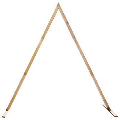 Łuk Ślubny Jasny Brąz 202 x 95 x 254 cm Lite drewno sosnowe
