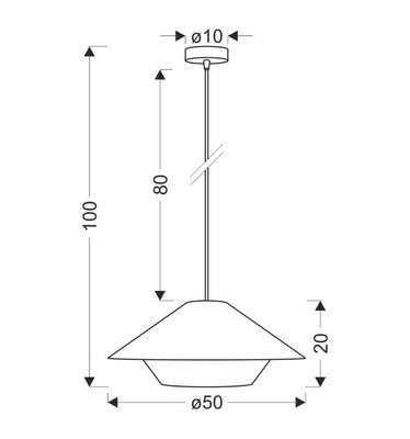 Lampa wisząca z abażurem Africa czarna do jadalni E27 1-punktowa