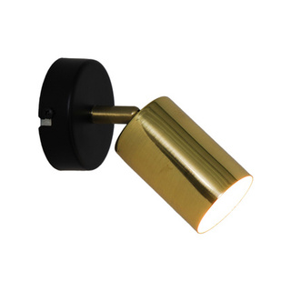 GU13013C-1R VILA SPOT CZARNY&ZŁOTY/BLACK&GOLD