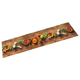 vidaXL Dywanik kuchenny, wzór w przyprawy, 60x180 cm, aksamit model standard