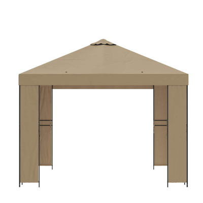 Altana 3 x 3 m Beżowy Poliester i Stal 190 gsm