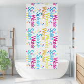 Roleta prysznicowa 90x240 cm Szerokość tkaniny 86 cm