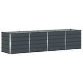 Donica Antracyt 320 x 80 x 75 cm Stal