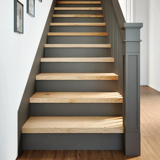 Stopnie schodowe, 20 szt. surowe 80x30x2cm lite drewno dębowe