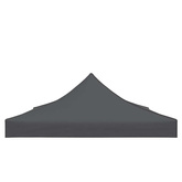 Dach do namiotu imprezowego, 4 x 3 m, antracytowy, 270 g/m?