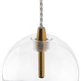 Lampa designerska Abigali GLOBO G4 ?120mm złota