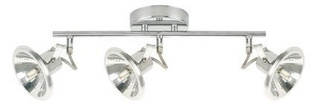 Lampa sufitowa Moon listwa reflektor regulowana 3-punktowa do kuchni metalowa