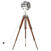 Lampa podłogowa na trójnogu, lite drewno mango, 165 cm