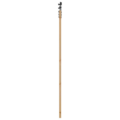 Drzwi przesuwne Naturalny i czarny 86 x 211 cm