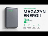 Magazyn energii 10,24kWh VT12040-1 stojący wbudowany BMS IP65 niskonapięciowy szary