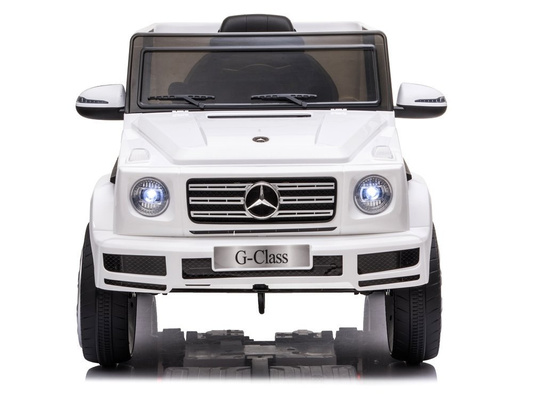 Samochód na akumulator Mercedes G500 Światla LED MP3 Pilot  biały