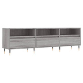 vidaXL Szafka pod TV, szary dąb sonoma, 150x30x44,5 cm