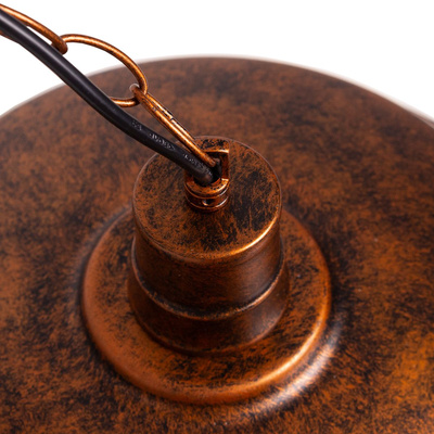 Lampa wisząca Abigali Antique, miedziany E27