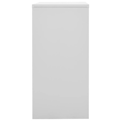 Szafki zamykane, 5 szt., jasnoszaro-zielone, 90x45x92,5 cm