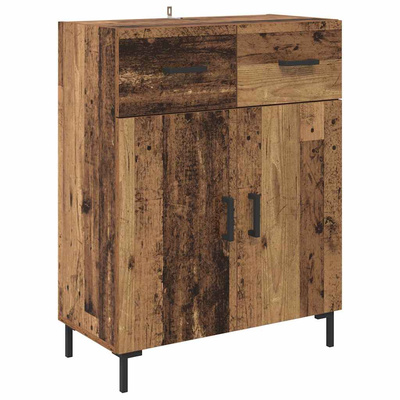 Highboard 2 szt. Stare drewno 69,5 x 34 x 180 cm