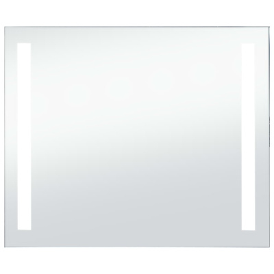 vidaXL Ścienne lustro łazienkowe z LED, 80 x 60 cm