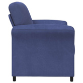 Sofa 1-osobowa Niebieski policyjny 88 x 83 x 95 cm Welur