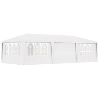 vidaXL Namiot imprezowy ze ściankami, 4x9 m, biały, 90 g/m²