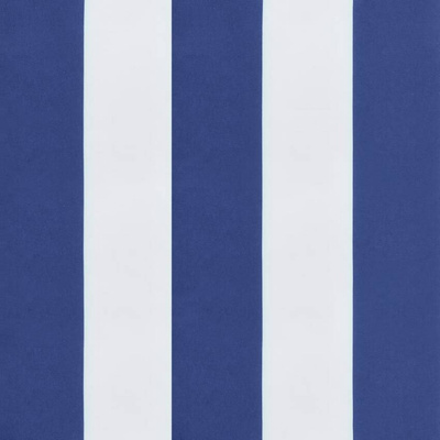 vidaXL Poduszka na leżak, niebiesko-białe paski, tkanina Oxford