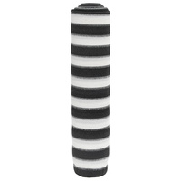 Siatka cieniująca, antracytowo-biała, 1,5x50 m, HDPE, 195 g/m?