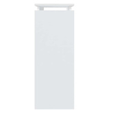 Stolik konsolowy, biały, 80x30x80 cm, materiał drewnopochodny