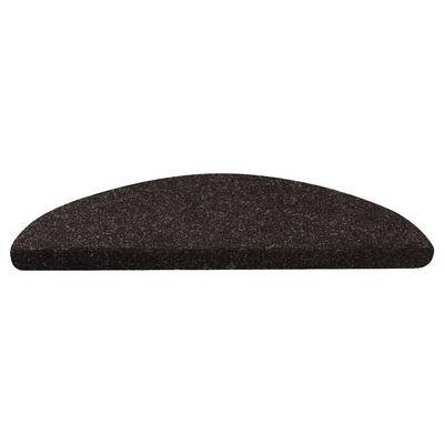 Samoprzylepne nakładki na schody, 15 szt., 56x17x3 cm, antracyt