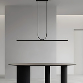 Lampa wisząca Abigali Persivald 24W liniowa 120cm czarny