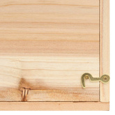 Domek dla wiewiórki, lite drewno jodłowe, 26x25x29 cm