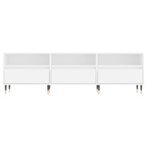 vidaXL Szafka pod TV, biała, 150x30x44,5 cm, materiał drewnopochodny wariant 5