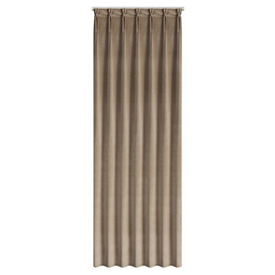 Zasłona Melanie ciemnobeżowa 80x270