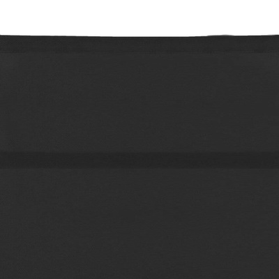 vidaXL Leżak z tworzywa textilene i aluminium, czarny