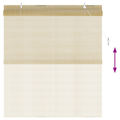 Roleta naturalny 130 x 160 cm Bambus
