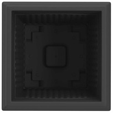 Kwadratowa doniczka na kwiaty 6 pcs Czarny 43 x 43 x 33,5 cm