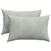 Poduszki na sofę 2 pcs Jasnoszary 60 x 40 cm Tkanina sztruksowa