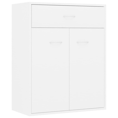 Szafka, biała, 60x30x75 cm, materiał drewnopochodny