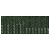 Parawan balkonowy z liśćmi Ciemnozielony 400 x 150 cm
