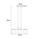 Lampa wisząca K-5682 z serii AURA