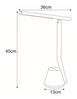 Lampka biurkowa K-BL1066 CZARNY z serii KIKI