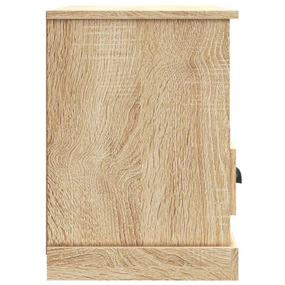 vidaXL Szafka pod TV, dąb sonoma, 80x35x50 cm, materiał drewnopochodny