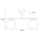 Lampa sufitowa K-5168 z serii GAMMA
