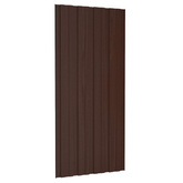 Panel dachowy 12 pcs brązowy 100 x 45 cm Stal galwanizowana