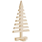 vidaXL Drewniana choinka do udekorowania, 60 cm, lite drewno sosnowe