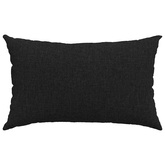 Poduszki na sofę 2 pcs Czarny 50 x 30 cm tkanina