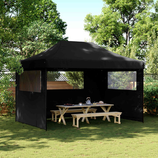 Namiot Imprezowy Czarny 279 x 410 x 315 cm Materiał Oxford