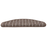 Samoprzylepne maty na schody 15 pcs Brązowy 65 x 21 x 4 cm