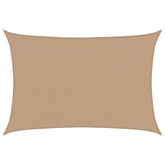 Żagiel przeciwsłoneczny, 160 g/m?, taupe, 5x7 m, HDPE