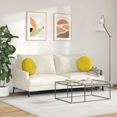 Poduszki na siedziska 2 pcs Żółty ? 40 x 13 cm Aksamit