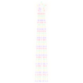 Lampki choinkowe, 320 LED, kolorowe, 375 cm