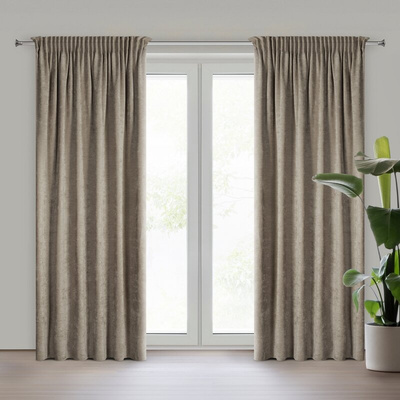 Zasłona Vani beżowa 140x270